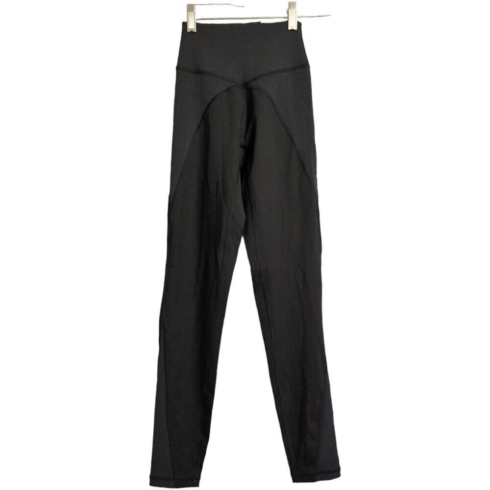 NWT Offline By Aerie Black High Waisted 7/8 Leggings Seam Detailing Size S